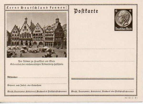 Deutsches Reich Bildpostkarte P236/ 34-53-1-B1 ungebraucht/ *