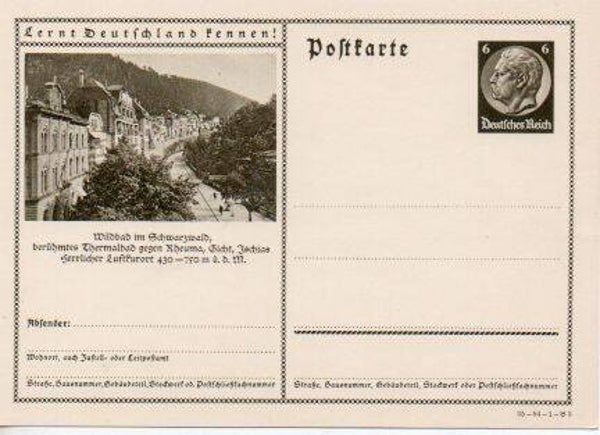 Deutsches Reich Bildpostkarte P236/ 34-54-1-B3 ungebraucht/ *