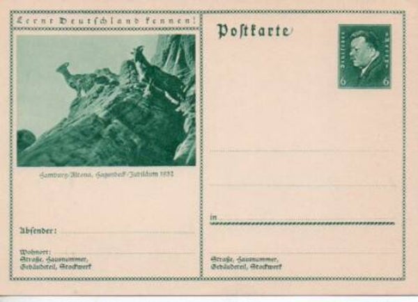 Deutsches Reich Bildpostkarte P202/ 016 ungebraucht/ *