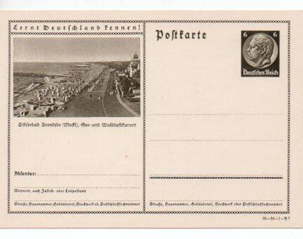 d723-Deutsches Reich Bildpostkarte P236/ 35-56-1-B7 ungebraucht/ *