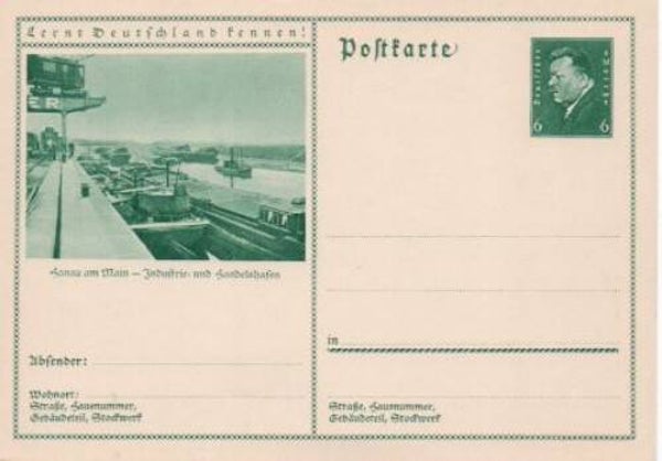 Deutsches Reich Bildpostkarte P202/ 017 ungebraucht/ *