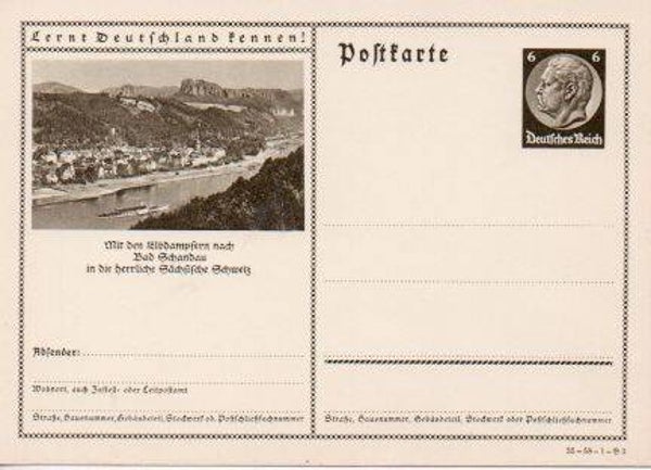 Deutsches Reich Bildpostkarte P236/ 35-58-1-B3 ungebraucht/ *