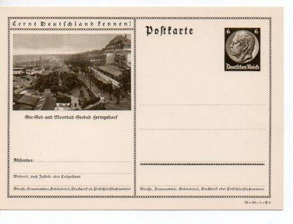 Deutsches Reich Bildpostkarte P236/ 35-58-1-B8 ungebraucht/ *