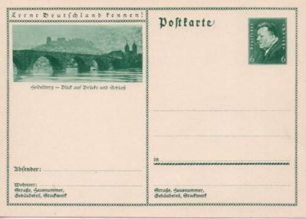 Deutsches Reich Bildpostkarte P202/ 020 ungebraucht/ *