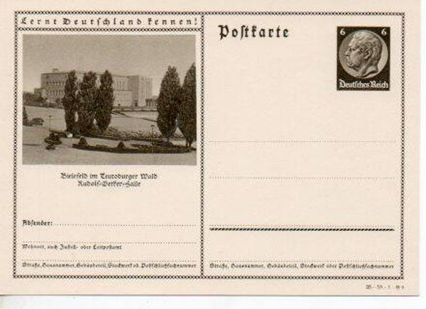 Deutsches Reich Bildpostkarte P236/ 35-59-1-B9 ungebraucht/ *