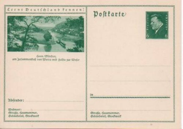 Deutsches Reich Bildpostkarte P202/ 019 ungebraucht/ *