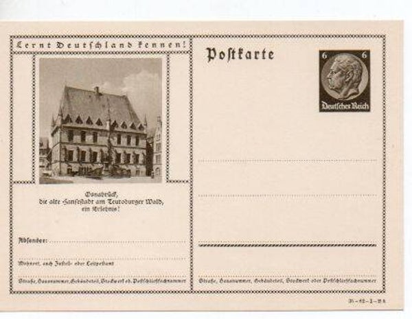 Deutsches Reich Bildpostkarte P236/ 35-62-1-B8 ungebraucht/ *