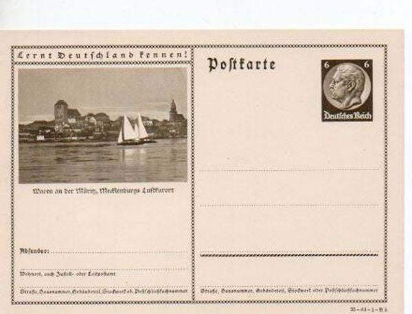 Deutsches Reich Bildpostkarte P236/ 35-63-1-B5 ungebraucht/ *