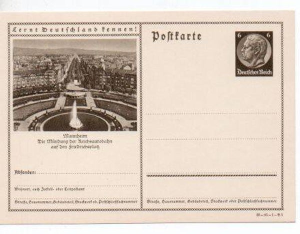 Deutsches Reich Bildpostkarte P236/ 35-65-1-B5 ungebraucht/ *
