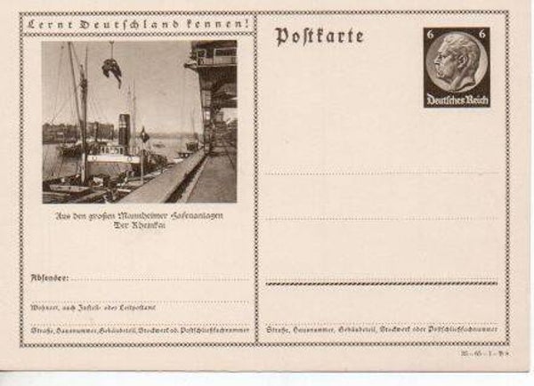 Deutsches Reich Bildpostkarte P236/ 35-65-1-B8 ungebraucht/ *