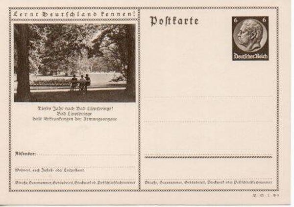 Deutsches Reich Bildpostkarte P236/ 35-65-1-B9 ungebraucht/ *