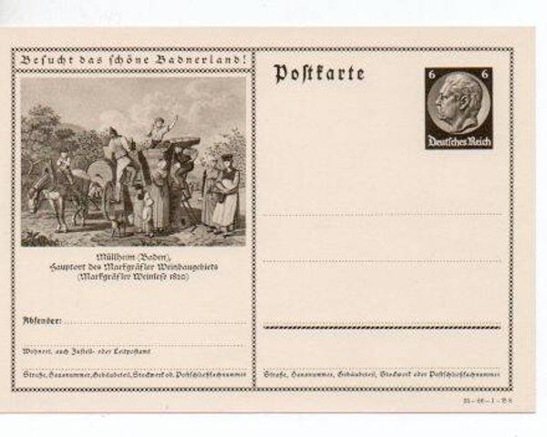 Deutsches Reich Bildpostkarte P236/ 35-66-1-B8 ungebraucht/ *