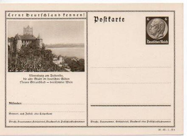 Deutsches Reich Bildpostkarte P236/ 36-68-1-B9 ungebraucht/ *