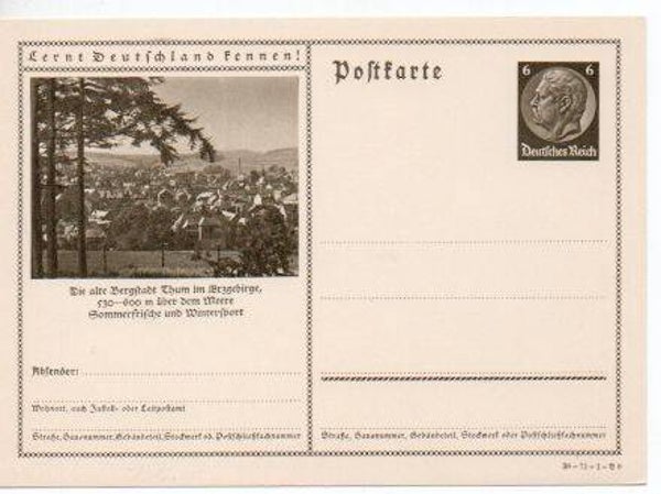 Deutsches Reich Bildpostkarte P236/ 36-71-1-B9 ungebraucht/ *