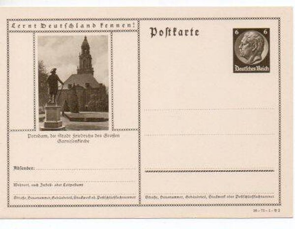 d854-Deutsches Reich Bildpostkarte P236/ 36-73-1-B2 ungebraucht/ *