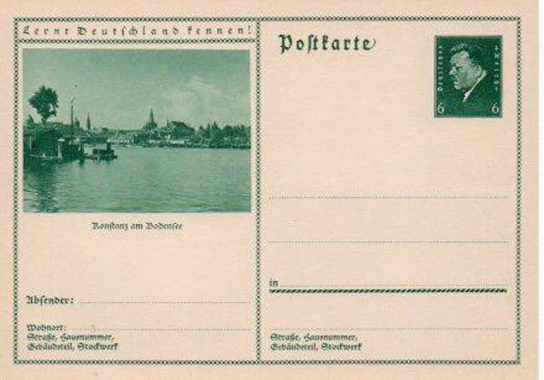 Deutsches Reich Bildpostkarte P202/ 029 ungebraucht *