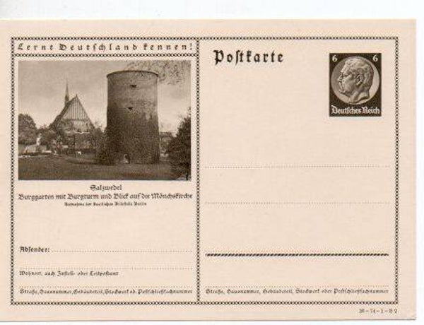d861-Deutsches Reich Bildpostkarte P236/ 36-74-1-B2 ungebraucht/ *