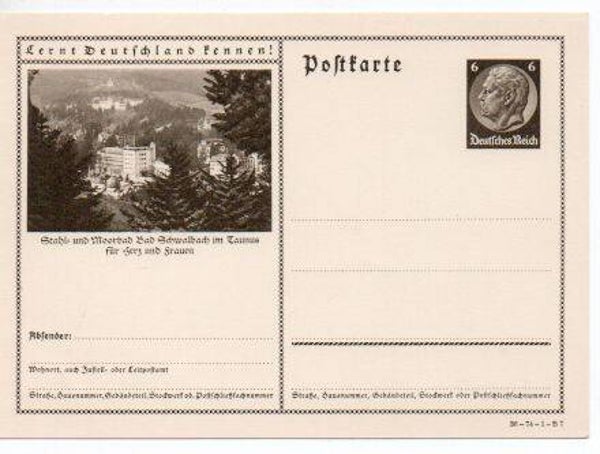 d865-Deutsches Reich Bildpostkarte P236/ 36-74-1-B7 ungebraucht/ *