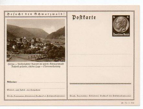 d869-Deutsches Reich Bildpostkarte P236/ 36-75-1-B2 ungebraucht/ *