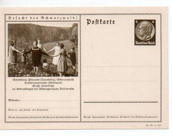 d872-Deutsches Reich Bildpostkarte P236/ 36-75-1-B5 ungebraucht/ *