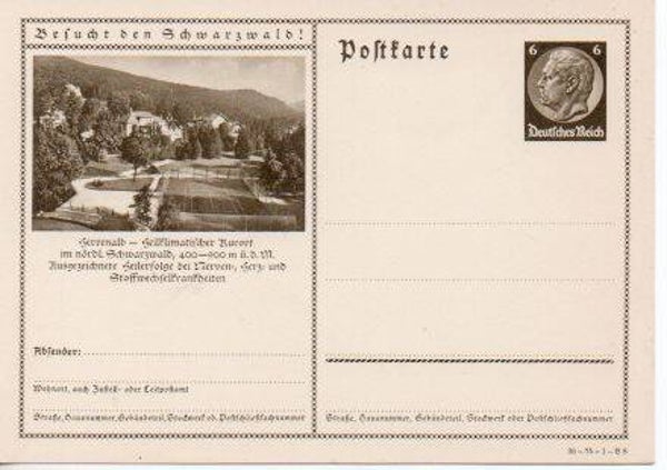 d875-Deutsches Reich Bildpostkarte P236/ 36-75-1-B8 ungebraucht/ *