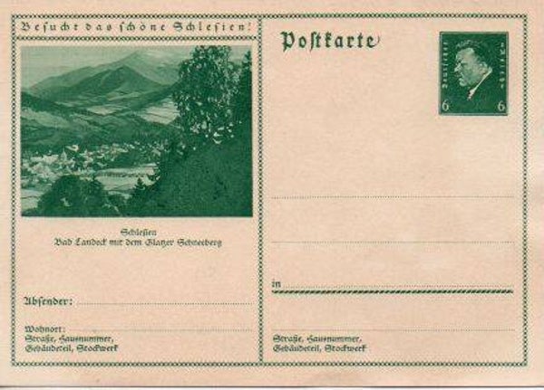 Deutsches Reich Bildpostkarte P202/ 033 ungebraucht/ *