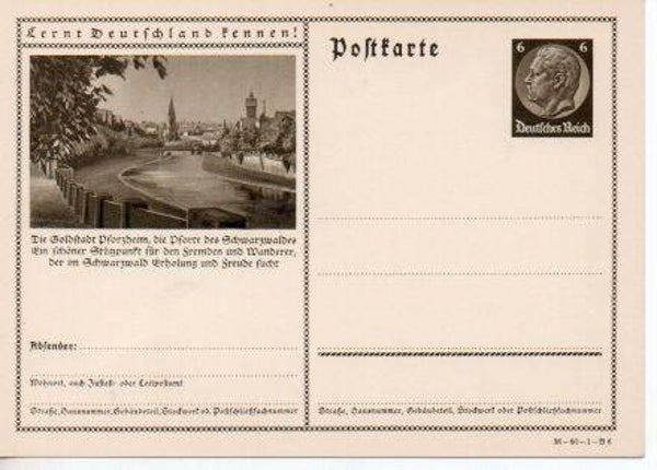 Deutsches Reich Bildpostkarte P236/ 36-80-1-B6 ungebraucht/ *