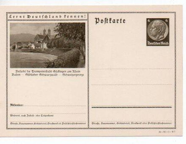 Deutsches Reich Bildpostkarte P236/ 36-80-1-B7 ungebraucht/ *