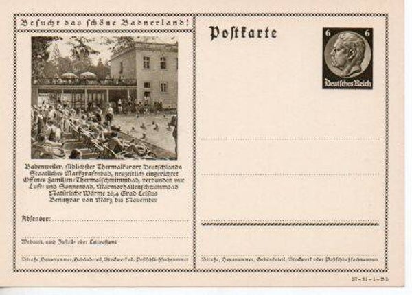 Deutsches Reich Bildpostkarte P236/ 37-81-1-B5 ungebraucht/ *