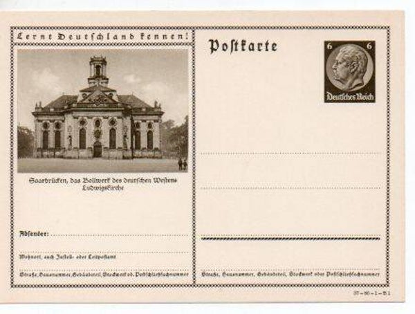 Deutsches Reich Bildpostkarte P236/ 37-86-1-B1 ungebraucht/ *
