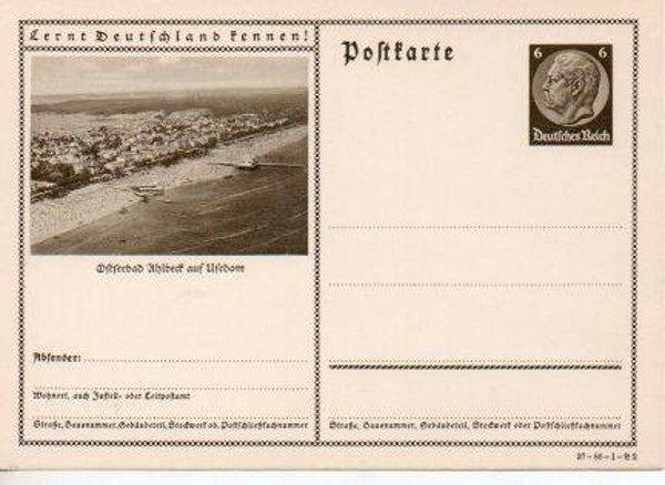 Deutsches Reich Bildpostkarte P236/ 37-86-1-B2 ungebraucht/ *