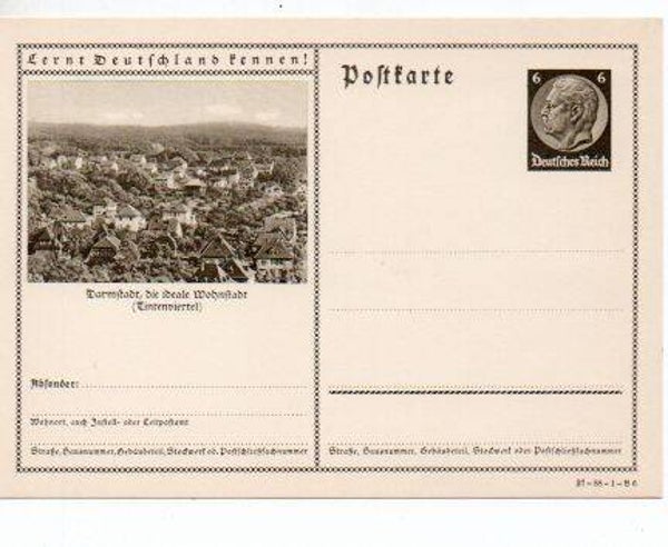 Deutsches Reich Bildpostkarte P236/ 37-88-1-B6 ungebraucht/ *