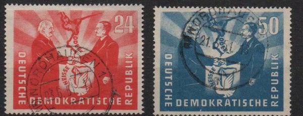 DDR Nr. 284-285 gestempelt/ o