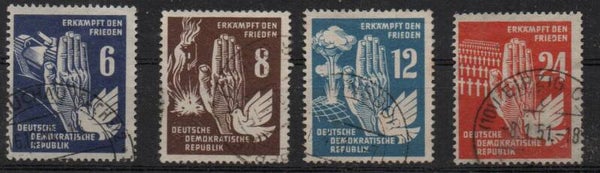 DDR Nr. 276-279 gestempelt/ o