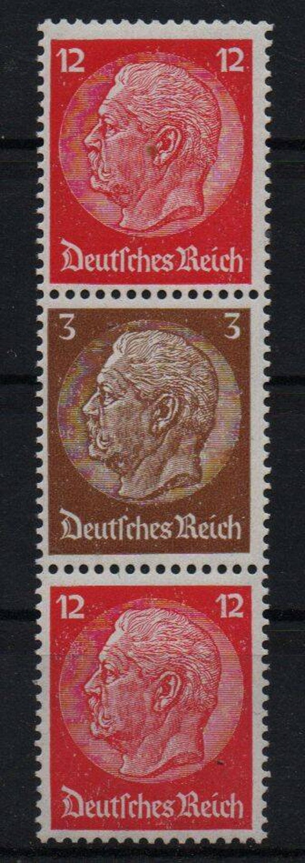 Deutsches Reich Zusammendruck S 180 ungebraucht/ *