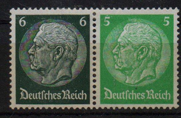 Deutsches Reich Zusammendruck W 83 ungebraucht/ *