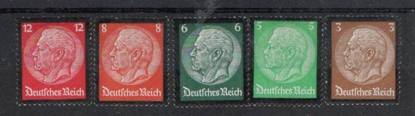 Deutsches Reich Nr. 548-553 ungebraucht/ *