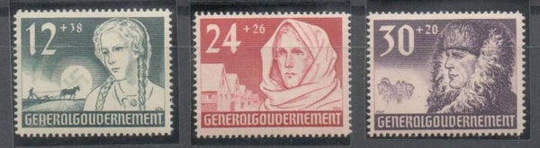 DR Generalgouvernement Nr. 56-58 postfrisch/ **