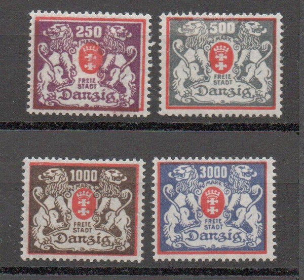 Danzig Nr. 143-146 ungebraucht/ *