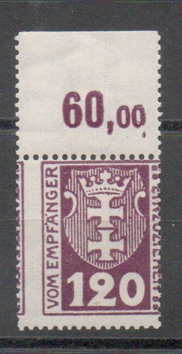 Danzig Porto Nr. 7a postfrisch/ **
