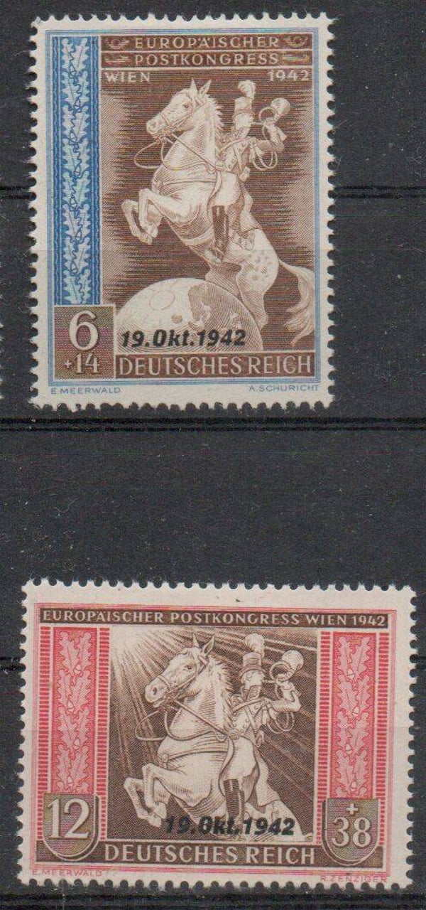 m105-Deutsches Reich Nr. 824-825 ungebraucht/ *