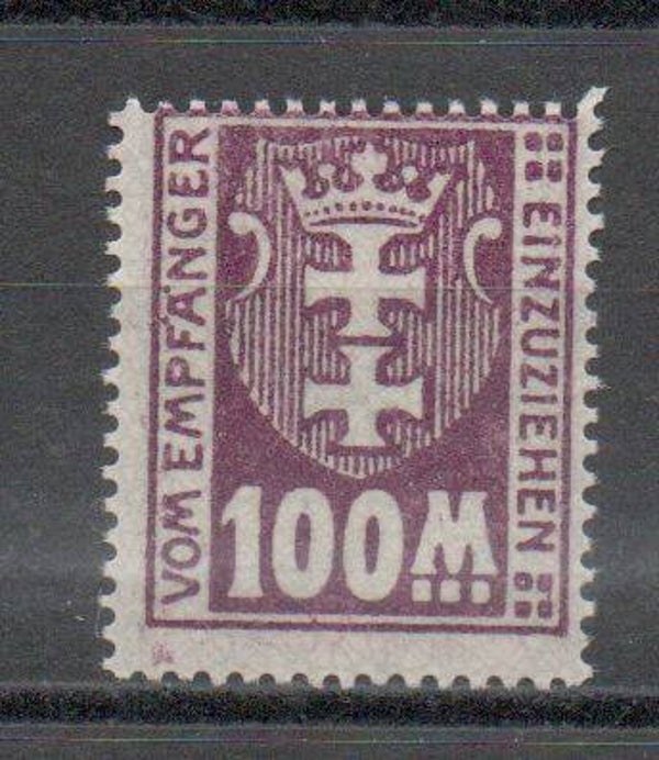 Danzig Porto Nr. 24 postfrisch/ **