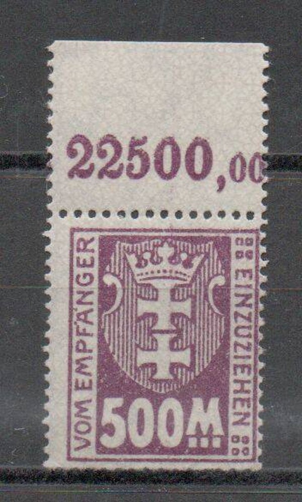 Danzig Porto Nr. 25 ungebraucht/ *