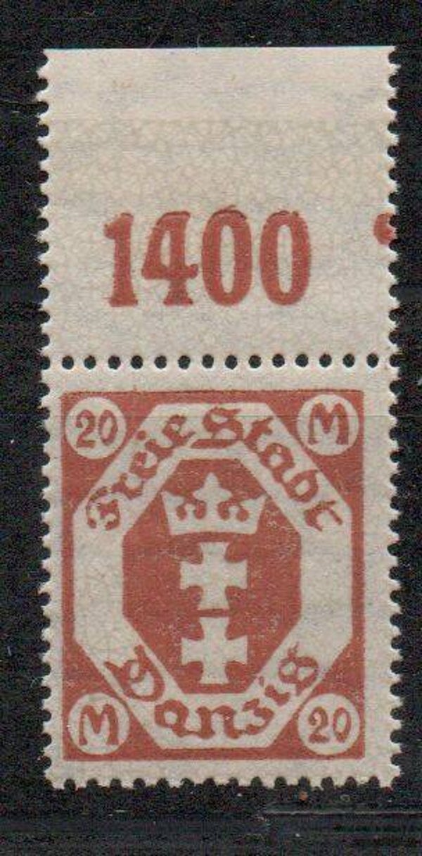 Danzig Nr. 126Y OR postfrisch/ **