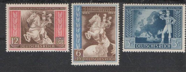 m106-Deutsches Reich Nr. 820-822 postfrisch/ **