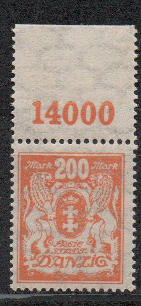 Danzig Nr. 142 OR postfrisch/ **