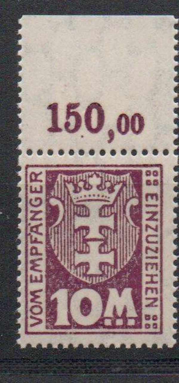 Danzig Porto Nr. 21X OR postfrisch/ **