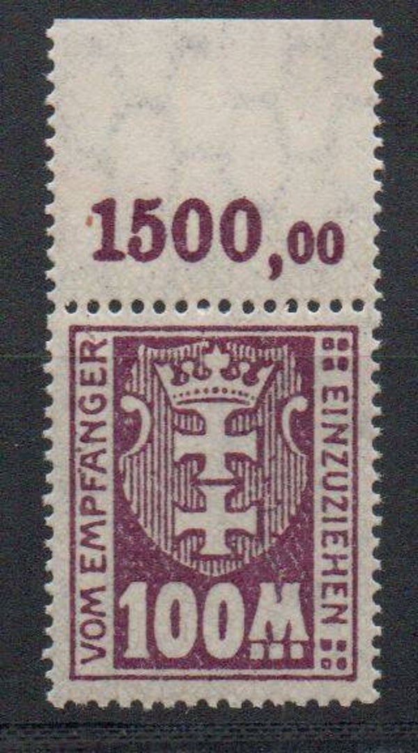 Danzig Porto Nr. 24 OR postfrisch/ **