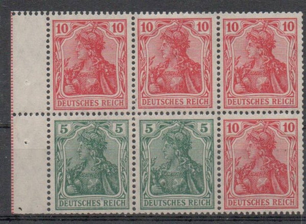m108-Deutsches Reich H- Blatt Nr. 27aaAz ungebraucht/ *