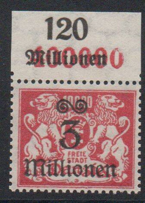 Danzig Nr. 166 OR postfrisch/ **